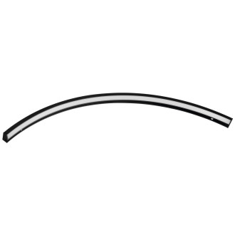 MOON LED svítidlo 7,5W, 230V, 502x12x22mm, R350mm, černá mat