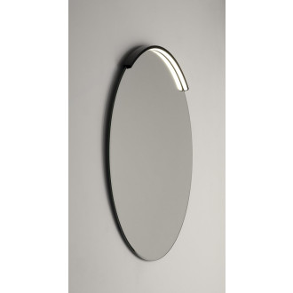 MOON LED svítidlo 7,5W, 230V, 502x12x22mm, R350mm, černá mat