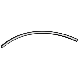MOON LED svítidlo 8,8W, 230V, 573x12x22mm, R400mm, černá mat