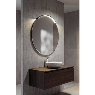 MOON LED svítidlo 8,8W, 230V, 573x12x22mm, R400mm, černá mat