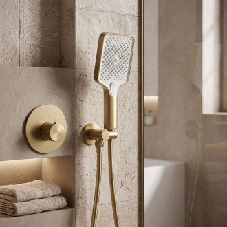 Sprchová hlavice REA JS-031 BRUSH GOLD