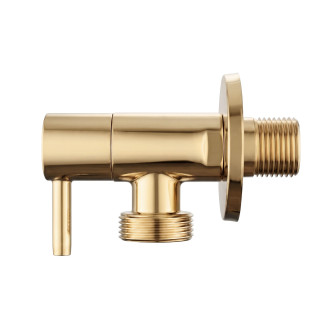 REA "Rohový ventil 1/2"" x 3/4"" Brush Gold" REA-12004