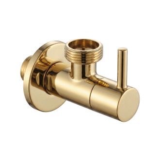 REA "Rohový ventil 1/2"" x 3/4"" Brush Gold" REA-12004