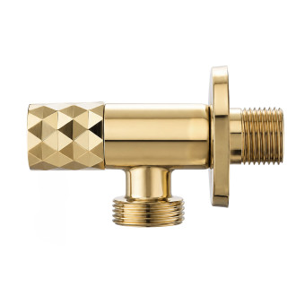 Rohový ventil Diamond 03 1/2" x 3/4"Gold