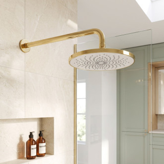 Kulatá dešťová sprcha REA JS-021 Gold Brush