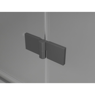 Mexen Mist-H Duo kabina prysznicowa uchylna prawa 70 x 115 cm, transparent, gun metal - 8A5-070L-115P-95-00