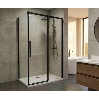 LUXOR BLACK obdélníkový sprchový kout 1500x800mm L/P varianta GU1215BGU5680B