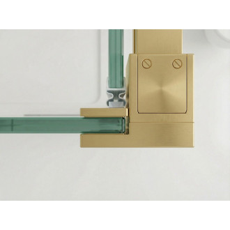 LUXOR GOLD MATT obdélníkový sprchový kout 1400x900mm L/P varianta
