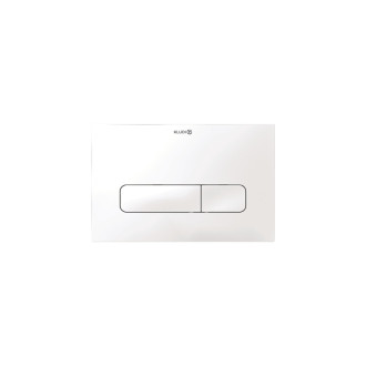 KLUDI-UNIFIX OVLÁDACÍ TLAČÍTKO 24X15 H1,2CM MATNÁ BÍLÁ 30PP0153