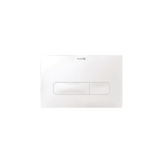 KLUDI-UNIFIX OVLÁDACÍ TLAČÍTKO 24X15 H1,2CM LESKLÁ BÍLÁ 30PP0143