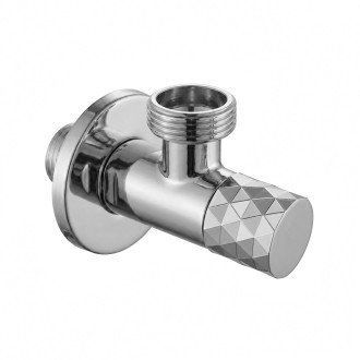 Rohový ventil Diamond 03 1/2" x 3/4" Chrome