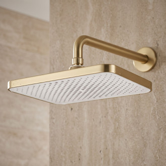 Rea JS-032 Brushed Gold Obdélníková dešťová sprcha REA-P0396
