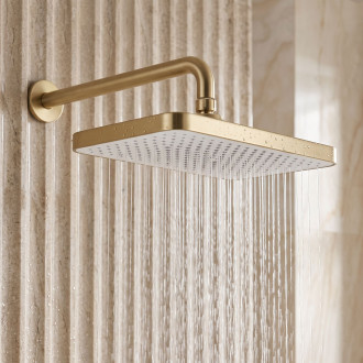 Rea JS-032 Brushed Gold Obdélníková dešťová sprcha REA-P0396