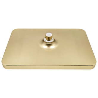 Rea JS-032 Brushed Gold Obdélníková dešťová sprcha REA-P0396