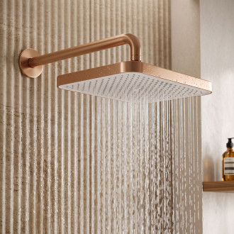 Rea JS-032 Brushed Copper Obdélníková dešťová sprcha REA-P0397