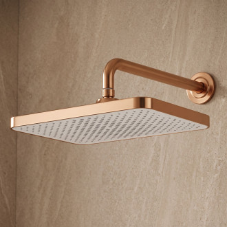Rea JS-032 Brushed Copper Obdélníková dešťová sprcha REA-P0397