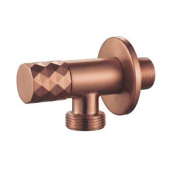 Rohový ventil Diamond 03 1/2" x 3/4" Brush Copper