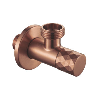 Rohový ventil Diamond 03 1/2" x 3/4" Brush Copper