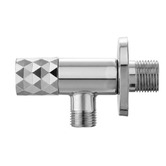 Rohový ventil Diamond 03 1/2" x 3/8" Chrome