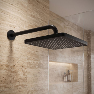 Rea JS-032 Black Obdélníková dešťová sprcha REA-P0393