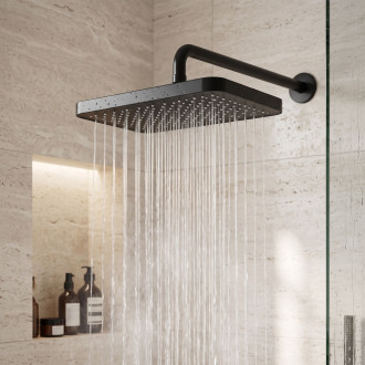 Rea JS-032 Black Obdélníková dešťová sprcha REA-P0393