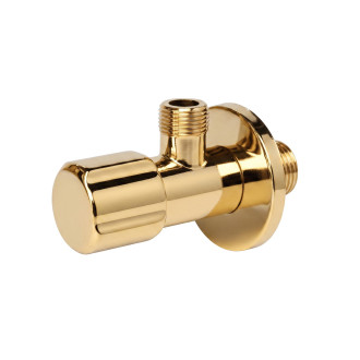REA "Rohový ventil 02 1/2"" x 3/8"" Brush Gold" REA-12006