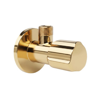 REA "Rohový ventil 02 1/2"" x 3/8"" Brush Gold" REA-12006