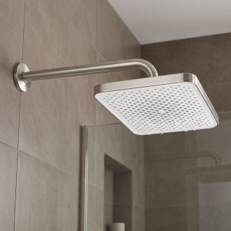 Rea JS-032 Brushed Nickel Obdélníková dešťová sprcha REA-P0394