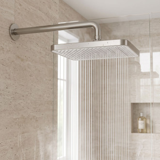 Rea JS-032 Brushed Nickel Obdélníková dešťová sprcha REA-P0394