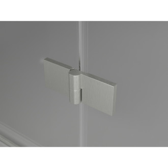 Mexen Mist-H Duo kabina prysznicowa uchylna lewa 110 x 95 cm, transparent, nikiel szczotkowany - 8A5-110L-095P-97-00