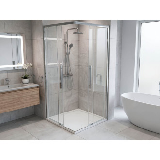 LUXOR čtvercový sprchový kout 900x900mm, rohový vstup