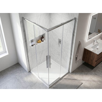 LUXOR čtvercový sprchový kout 900x900mm, rohový vstup