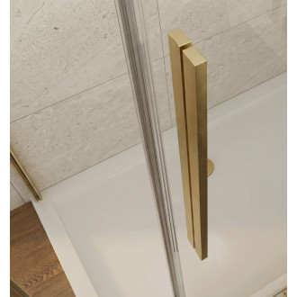 LUXOR GOLD MATT obdélníkový sprchový kout 1000x900mm L/P varianta, rohový vstup