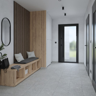 Dlažba Fineza Breccia šedá 30x30 cm mat BRECCIA30GR