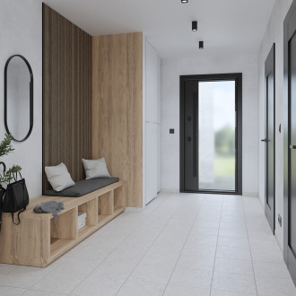 Dlažba Fineza Breccia slonová kost 30x30 cm mat BRECCIA30IV
