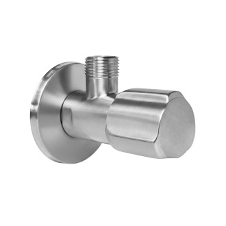 Rohový ventil 02 1/2" x 3/8" Brush Nickel