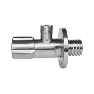 Rohový ventil 02 1/2" x 3/8" Brush Nickel