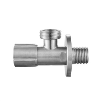 Rohový ventil 02 1/2" x 3/4" Brush Nickle