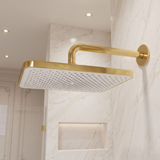 Obdélníková dešťová sprcha REA JS-032 Gold