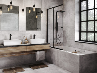 BESCO vana QUADRO SLIM 155 (1550x700 mm), bez nožiček VANQAUD155SLIM