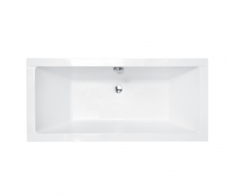 BESCO vana QUADRO SLIM 155 (1550x700 mm), bez nožiček VANQAUD155SLIM