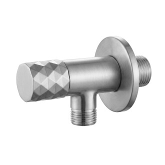 Rohový ventil Diamond 03 1/2" x 3/8" Brush Nickel
