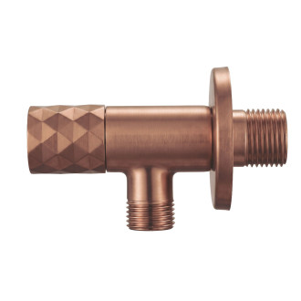 Rohový ventil Diamond 03 1/2" x 3/8" Brush Copper