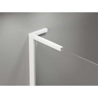 Mexen Mist-H L Duo kabina prysznicowa uchylna prawa 70 x 90 cm, transparent, biała - 8A5L-070L-090P-20-00
