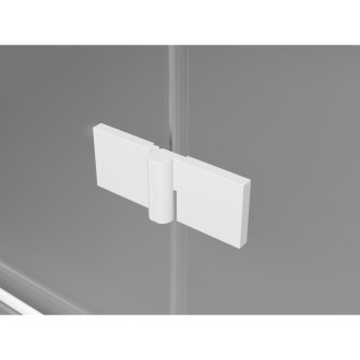 Mexen Mist-H L Duo kabina prysznicowa uchylna prawa 70 x 95 cm, transparent, biała - 8A5L-070L-095P-20-00
