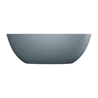 SHELL M+ wanna wolnostojąca z przelewem, 160 x 75 cm, ash grey mat
