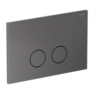 Omnires STEEL-R45 splachovací tlačítko z nerezové oceli, broušený antracit ST45PS1AT