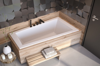 BESCO vana INTIMA SLIM 150 (1500x850 mm), levé provedení, bez nožiček VANINTI15SLIML