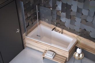 BESCO vana INTIMA SLIM 160 (1600x900 mm), levé provedení, bez nožiček VANINTI16SLIML