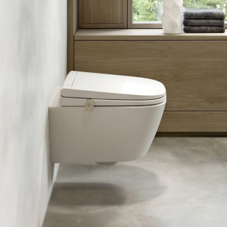 WC s bidetem závěsné Laufen Meda zadní odpad H604110000S002